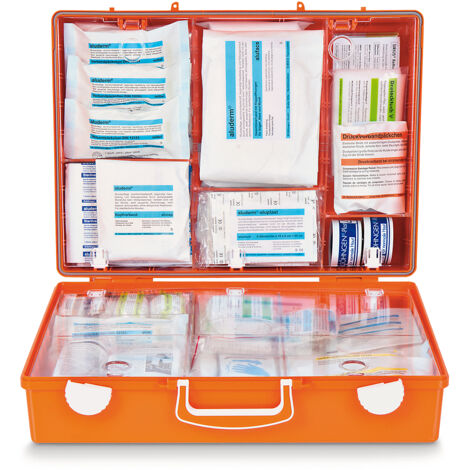 SÖHNGEN, Coffret de premiers secours DIN 13169, orange sécurité (1/4)