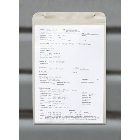 FRANKEL kaiserkraft, Porte-documents magnétique, avec bande (1/2)