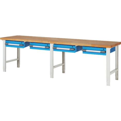 eurokraft pro, Établi, système modulaire Série 7000, 4 tiroirs (1/2)