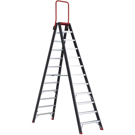 Altrex, Escabeau de sécurité, accès 2 côtés, 2 x 12 marches