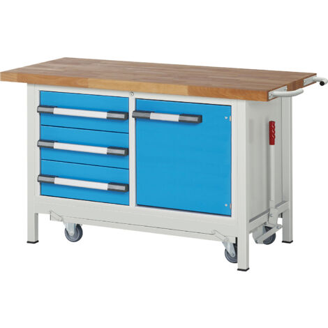 eurokraft pro, Établi mobile à châssis escamotable, sur (1/3)