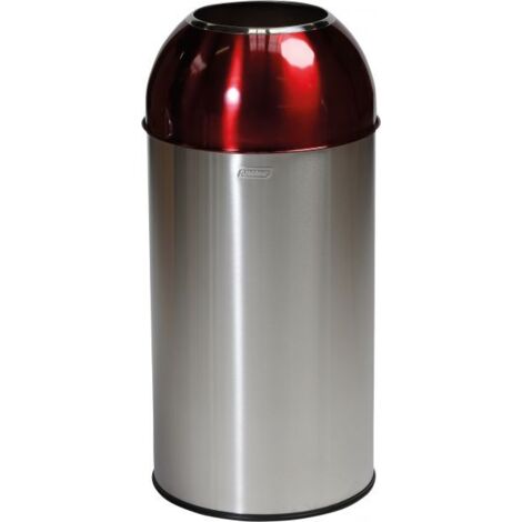 Probbax, Collecteur de déchets en inox, capacité 40 l, l x h x (1/3)