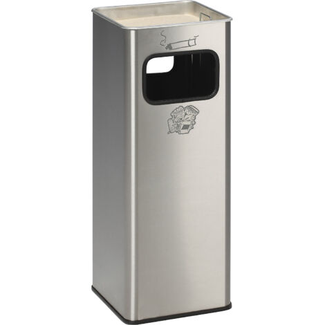 VAR, Combiné cendrier-poubelle, capacité 32 l, l x h x p 260 x (1/2)