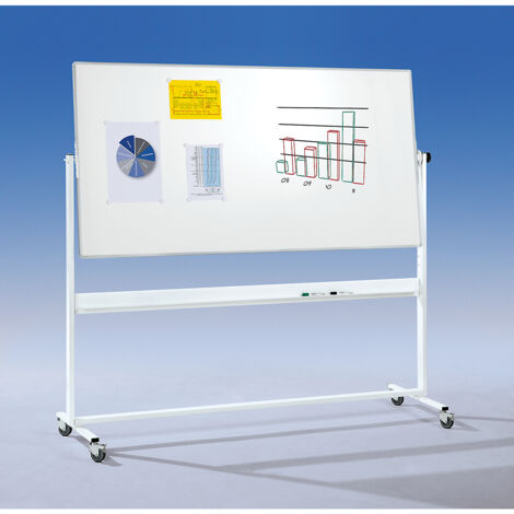 eurokraft pro, Tableau pivotant mobile, double face, tôle (1/3)