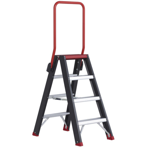 Altrex, Escabeau de sécurité, accès 2 côtés, 2 x 4 marches