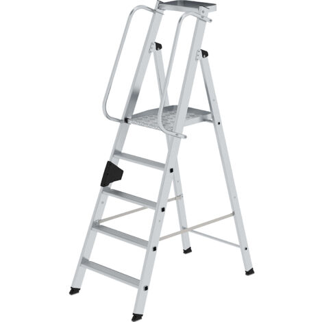 Günzburger Steigtechnik, Escabeau en aluminium avec plate-forme (1/5)