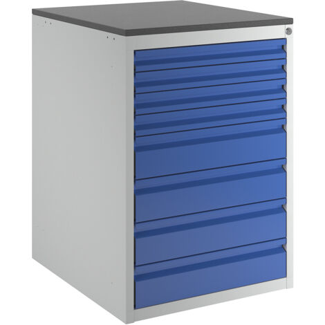 RAU, Armoire à tiroirs sur glissières télescopiques, hauteur (1/5)