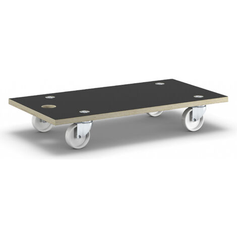 Wagner, Plateau roulant, force 250 kg, lot de 2, L x l 575 x (1/5)