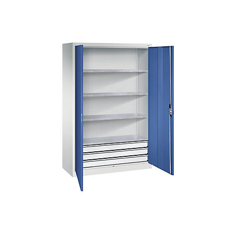 C+P  688014  Armoire d'atelier à portes battantes avec tiroirs (1/3)