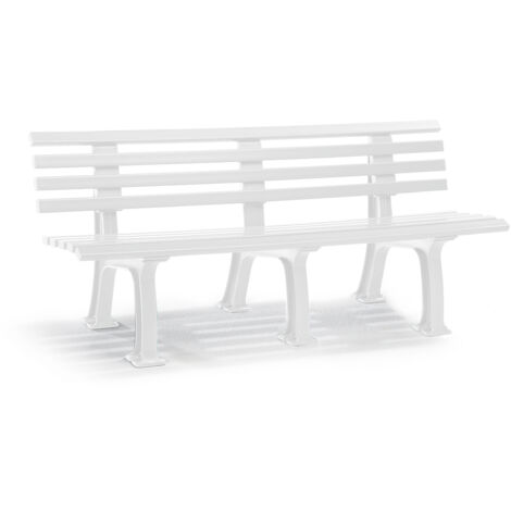 Blome, Banc d'extérieur en plastique, à 9 lames, largeur 2000 (1/5)
