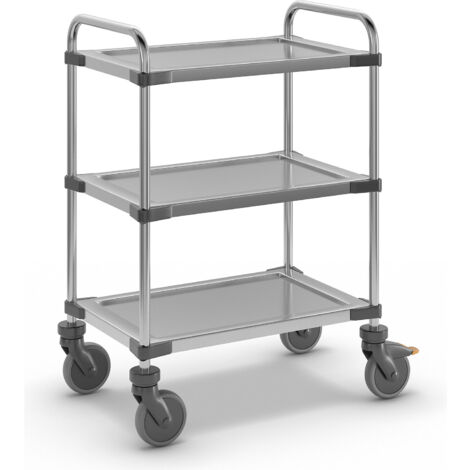 FRANKEL kaiserkraft, Chariot à plateaux en inox VARITHEK SERVO+ (1/5)