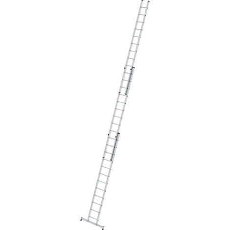 Günzburger Steigtechnik Echelle coulissante à échelons 3nombre de barreaux avec traverse nivello 3 x 12 barreaux - 020612 (1/5)