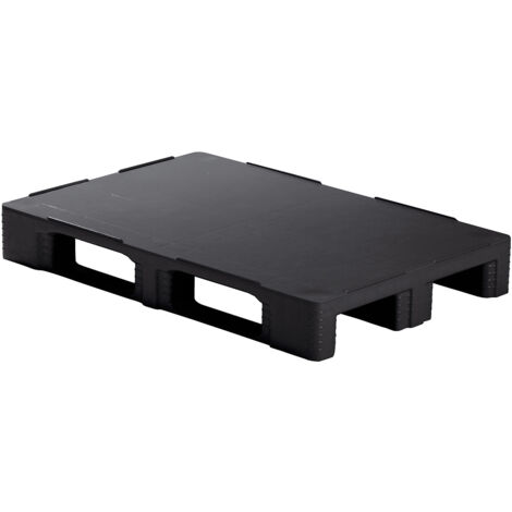 Palette En Plastique 70x70x12 Cm - Imperméable, Antidérapante, Pour Rangement Entrepôt Ou Extérieur