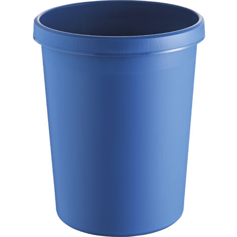 helit Corbeille à papier 45 l H480xØ390 mm avec rebord de préhension - H61062-34