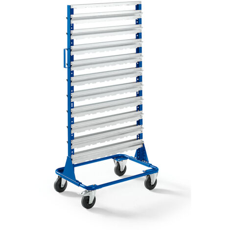 FRANKEL kaiserkraft, Rayonnage mobile hauteur 1588 mm, (1/5)
