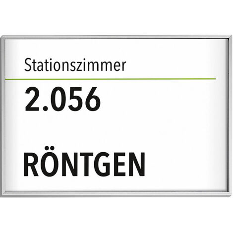 FRANKEL kaiserkraft, Plaque de porte, format A5 horizontal, h (1/2)
