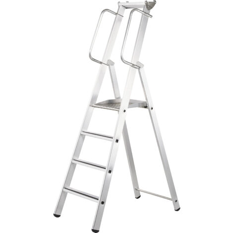 ZARGES 707194 ZARGES Escabeau en aluminium avec marche (1/4)