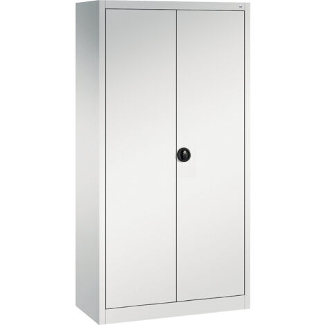 C+P, Armoire universelle, h x l x p 1950 x 950 x 420 mm, gris (1/4)