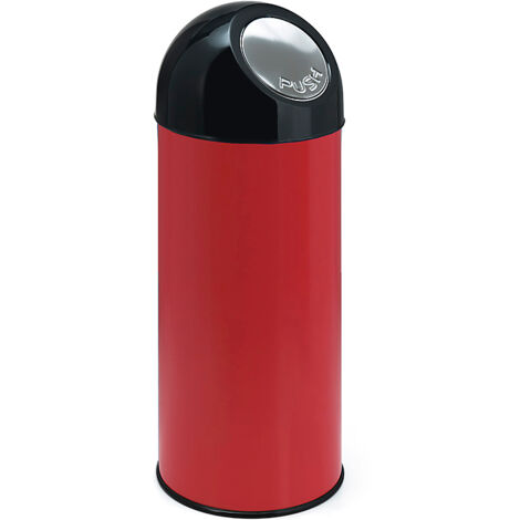 FRANKEL kaiserkraft, Poubelle à poussoir, acier, capacité 55 l (1/5)