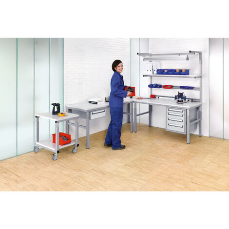RAU, Poste de travail modulaire, réglable en hauteur de 650 à (1/5)