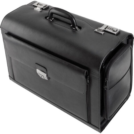 Valise Pilote Davidts - Noir - Bagage Cabine Pratique Et Léger