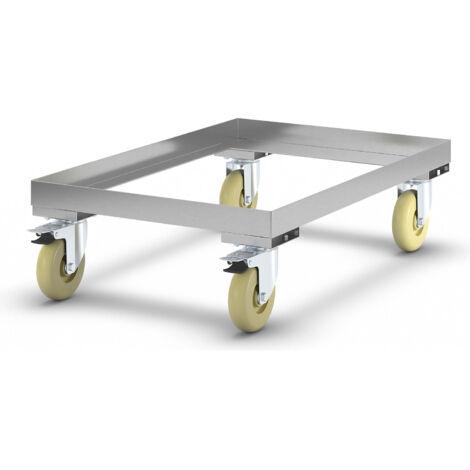 FRANKEL kaiserkraft, Plateau roulant en inox, force 250 kg, L