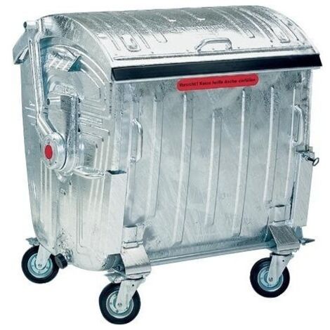 SSI, Conteneur à ordures en acier conforme DIN EN 840-5/-6, (1/2)