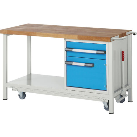 eurokraft pro, Établi mobile à châssis escamotable, sur (1/2)