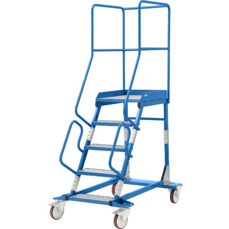 eurokraft pro, Plate-forme mobile, marches en aluminium, 5 (1/5)