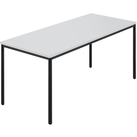 FRANKEL kaiserkraft, Table rectangulaire, tube rond plastifié, (1/4)