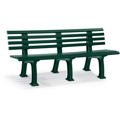 Banc de jardin JUIST 4 places longueur 2000 mm vert