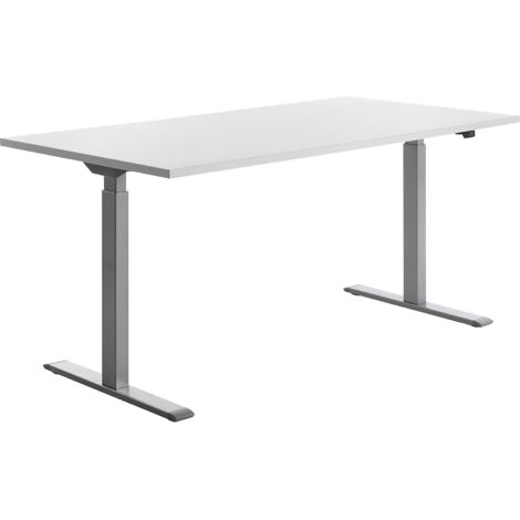 Topstar, Bureau assis-debout électrique, droit, l x p 1600 x (1/4)