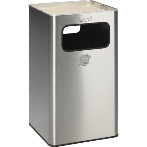 VAR, Combiné cendrier-poubelle, capacité 96 l, l x h x p 430 x (1/2)
