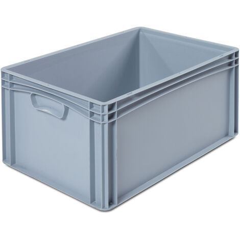 Bac de rangement norme Europe 600 x 400 mm – Hauteur 270 mm – Polypropylène léger et robuste – Compatible systèmes de convoyage