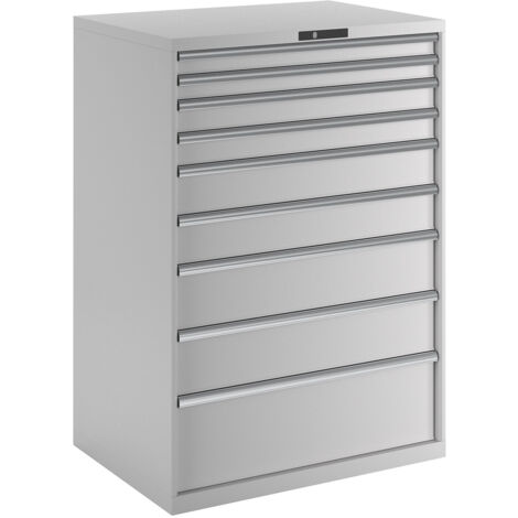 LISTA, Armoire à tiroirs en tôle d'acier, h x l 1450 x 1023 mm (1/5)