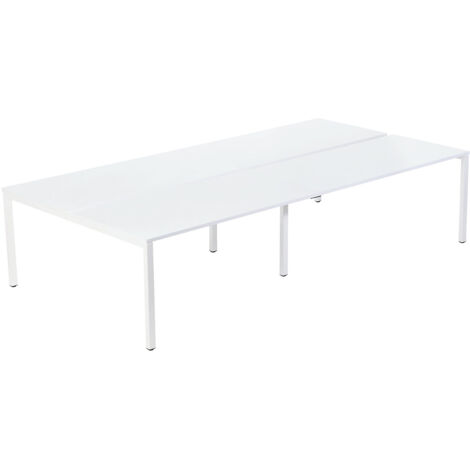 EasyDesk, Bureau pour quatre personnes, largeur 1600 / 3200 mm (1/2)