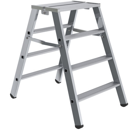Günzburger Steigtechnik, Escabeau à marches, repliable, 4 (1/5)