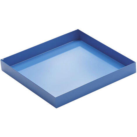 eurokraft basic, Cuve universelle en acier pour bidons, bleu (1/5)