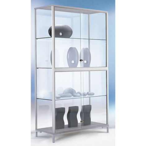 FRANKEL kaiserkraft, Vitrine sur pieds LINK, vitrage sur 4 (1/5)
