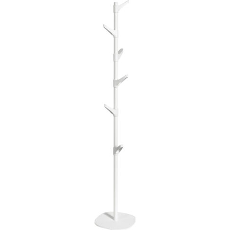 Portant Vêtements Compactor SUZIE - Hauteur Réglable 85-165cm Avec Roulettes - Noir/Argent