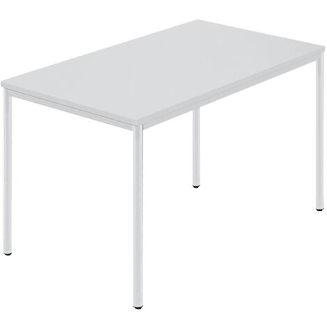FRANKEL kaiserkraft, Table rectangulaire, tube rond plastifié, (1/4)
