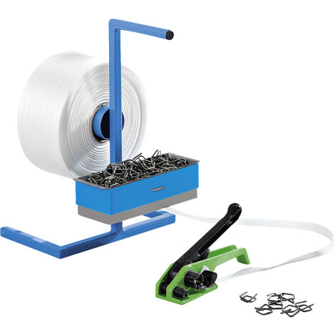 ratioform, Kit de cerclage, feuillard en PETP tissé, tendeur, (1/3)