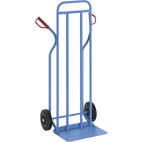 eurokraft pro, Diable en acier, modèle XXL, bavette