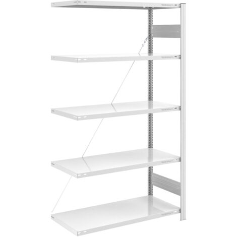 eurokraft pro, Rayonnage emboîtable RAL 7035, version légère, (1/5)