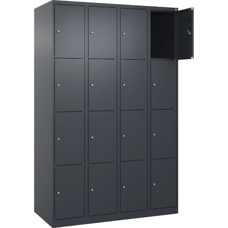 FRANKEL kaiserkraft, Vestiaire à quatre cases Evolo PLUS, 4 (1/3)