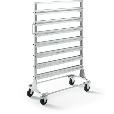 FRANKEL kaiserkraft, Rayonnage mobile hauteur 1588 mm, (1/5)