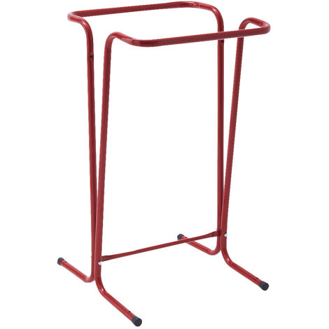 Mottez, Support sac-poubelle fixe, capacité max 110 l, rouge