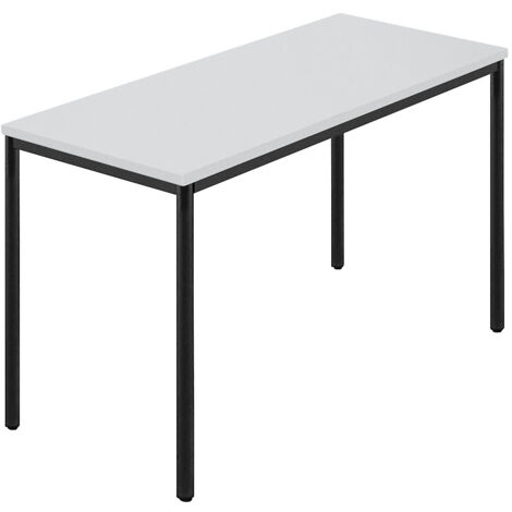 FRANKEL kaiserkraft, Table rectangulaire, tube rond plastifié, (1/4)