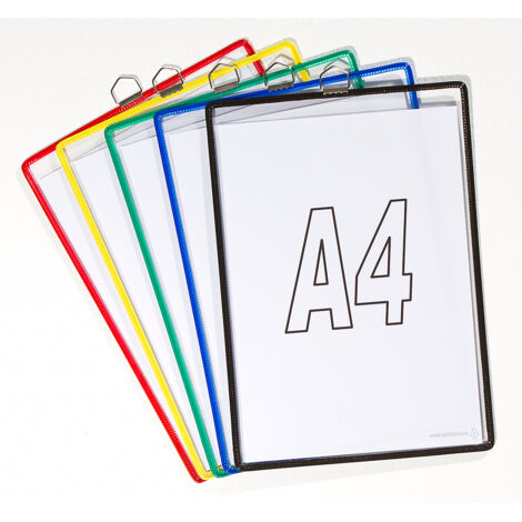 Tarifold, Pochette transparente à accrocher, pour format A4, (1/5)