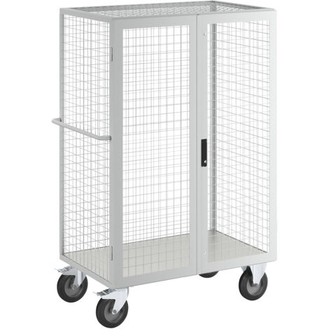 eurokraft pro, Chariot à tablettes antistatique, porte à deux (1/5)